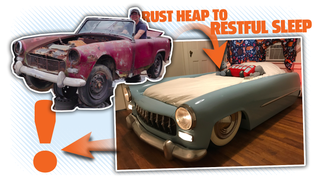 GM Clay Sculptor Buys The Shittiest Car In The Junkyard And Turns It Into His Son's Bed
